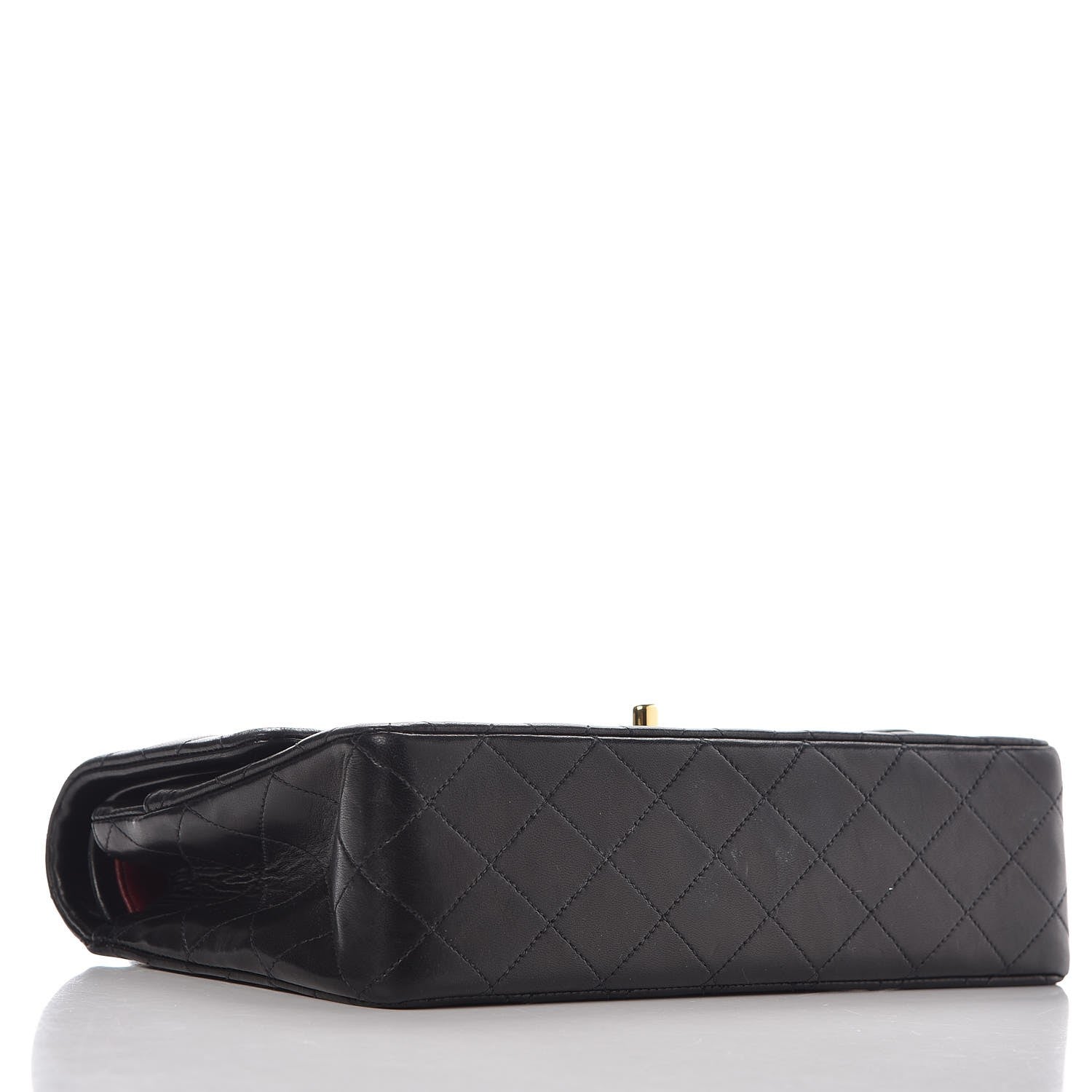 Chanel Lambskin Quilted Medium Double Flap Black 5 of 16
