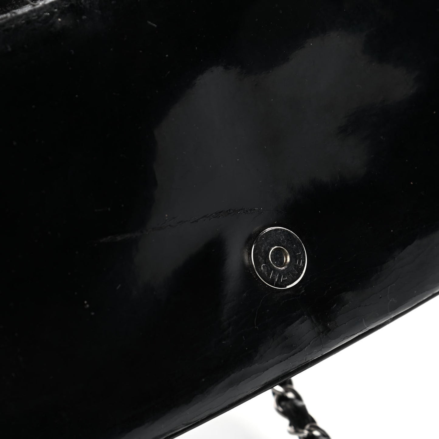 Vinyl Small Lipstick Flap Black