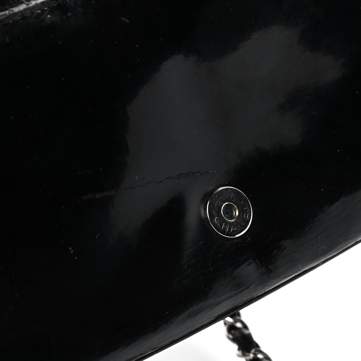 Chanel Vinyl Small Lipstick Flap Black 9 of 10