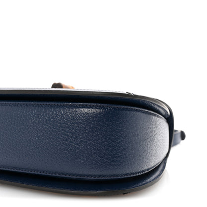Gucci Calfskin Kaleidoscope Medium Bamboo 1947 Top Handle Bag Blue Orange Multicolor Blue Agata 9 of 9