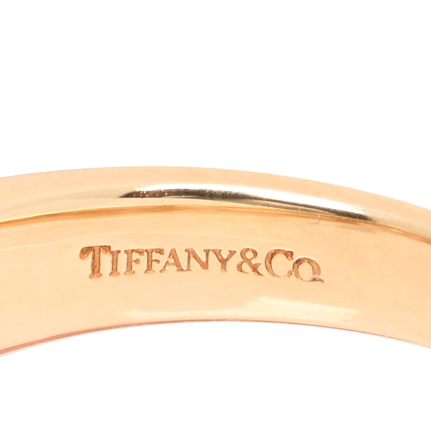 18K Yellow Gold Diamond Heart Band Ring 49 5