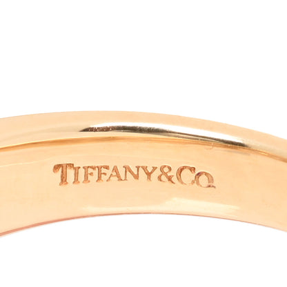 Tiffany 18K Yellow Gold Diamond Heart Band Ring 49 5 3 of 3