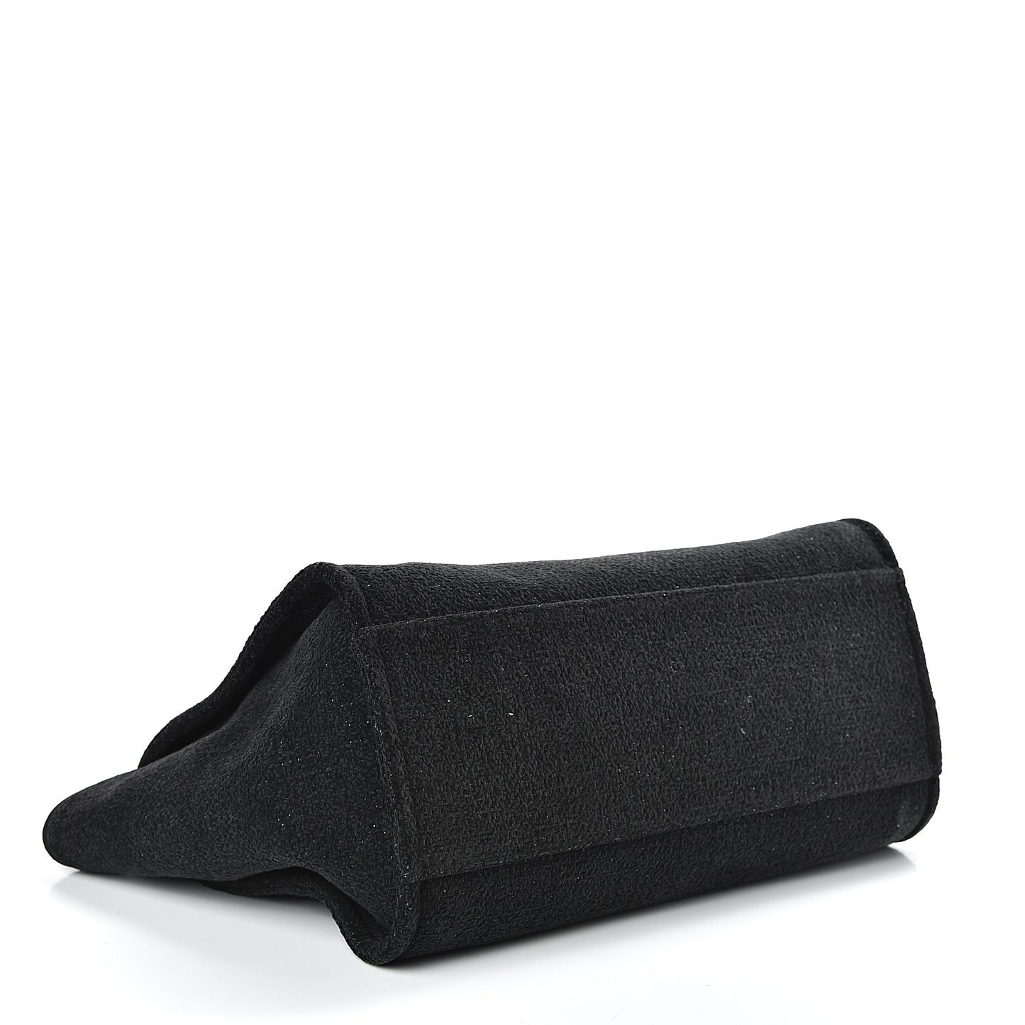 Lurex Boucle Medium Deauville Tote Black