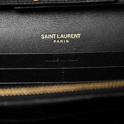 Saint Laurent Patent Monogram Chain Wallet Tortoiseshell 6 of 8
