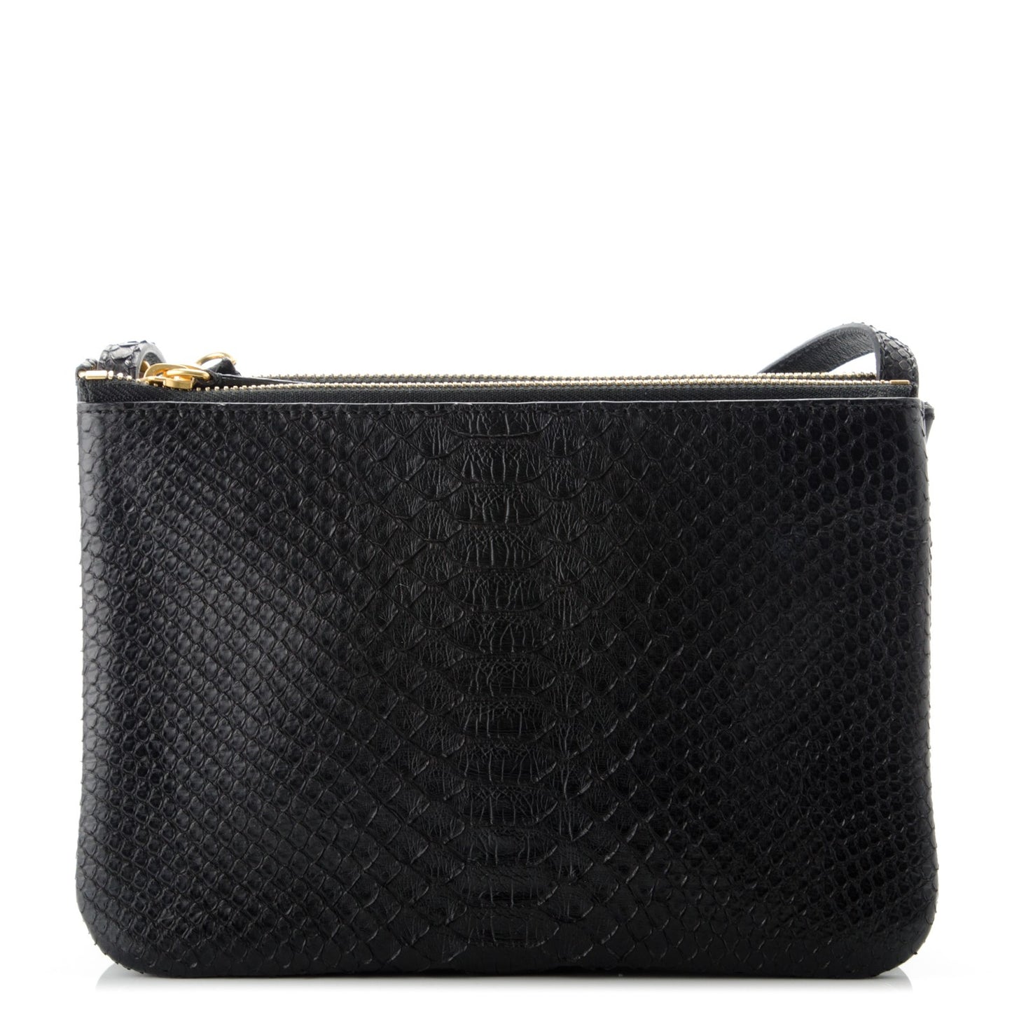 Python Small Trio Crossbody Bag Black