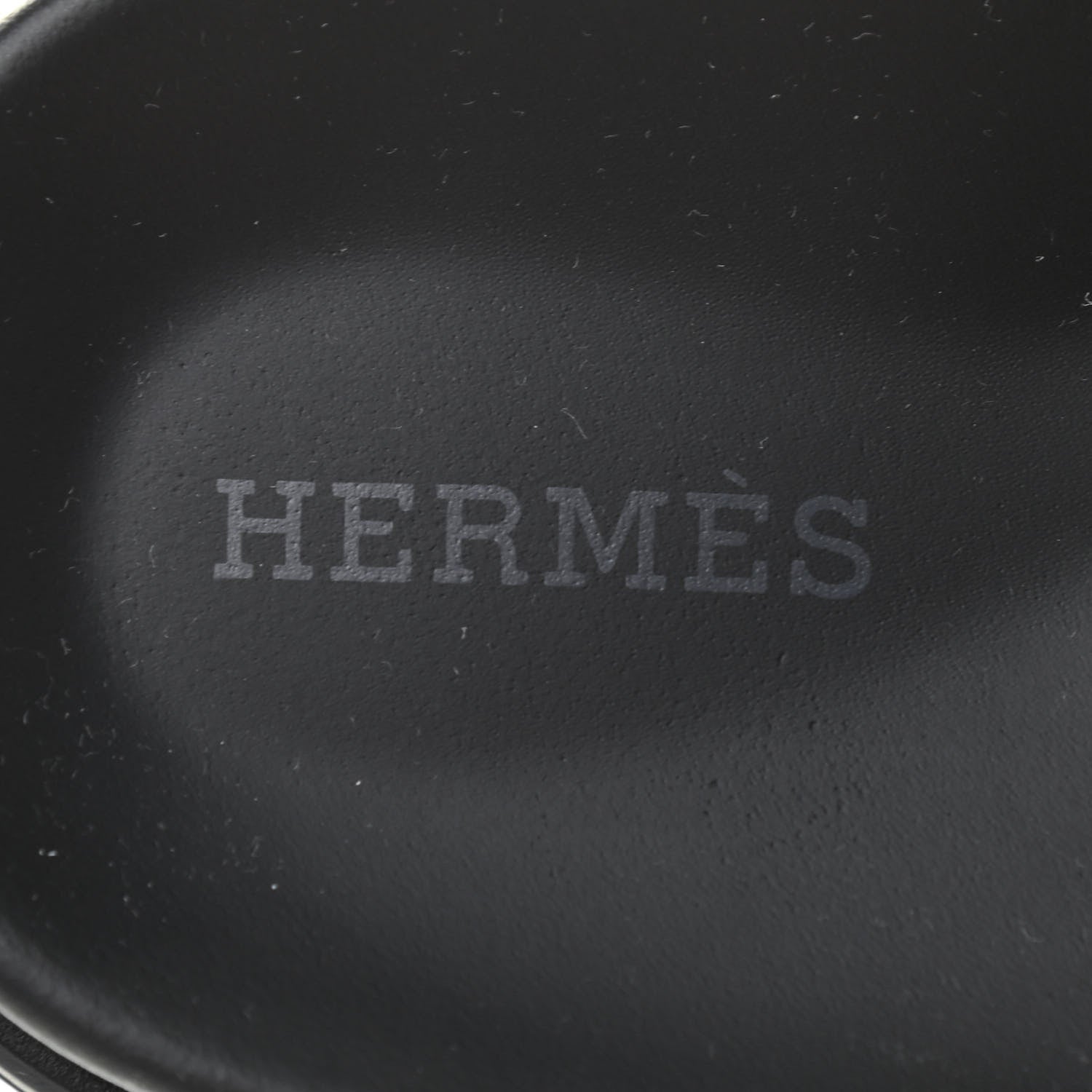 Hermes Calfskin Womens Chypre Sandals 37 Black 7 of 8