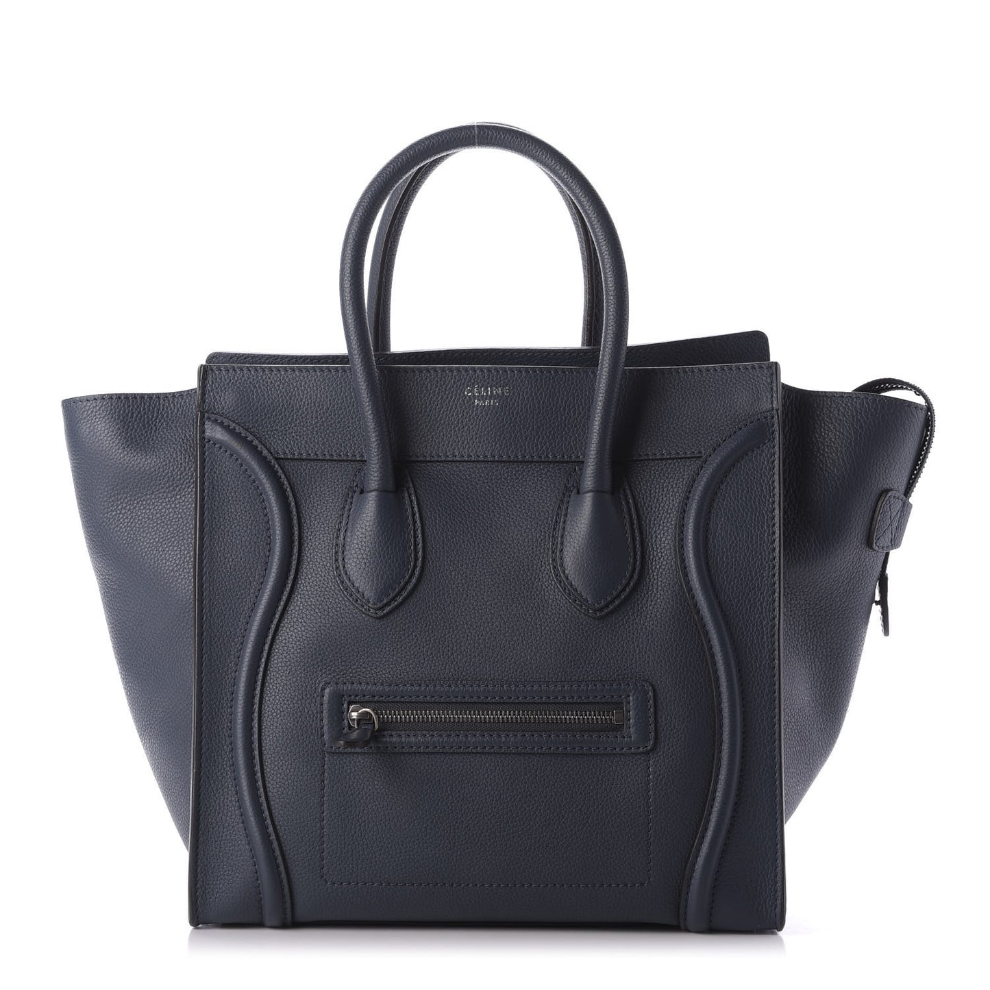 Drummed Calfskin Mini Luggage Orage