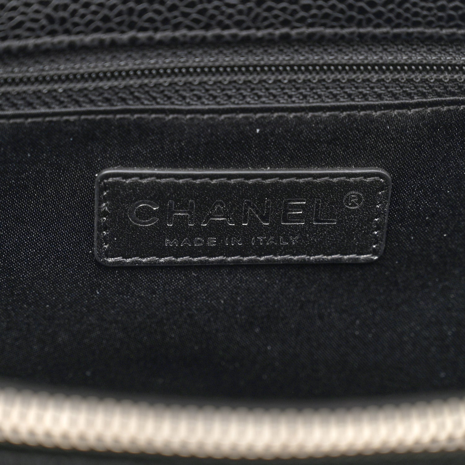 Chanel Caviar Quilted Grand Shopping Tote GST Black 8 of 13