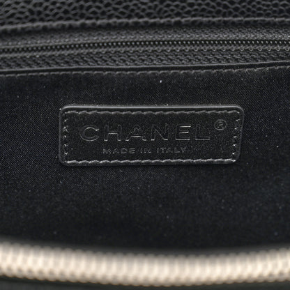 Chanel Caviar Quilted Grand Shopping Tote GST Black 8 of 13