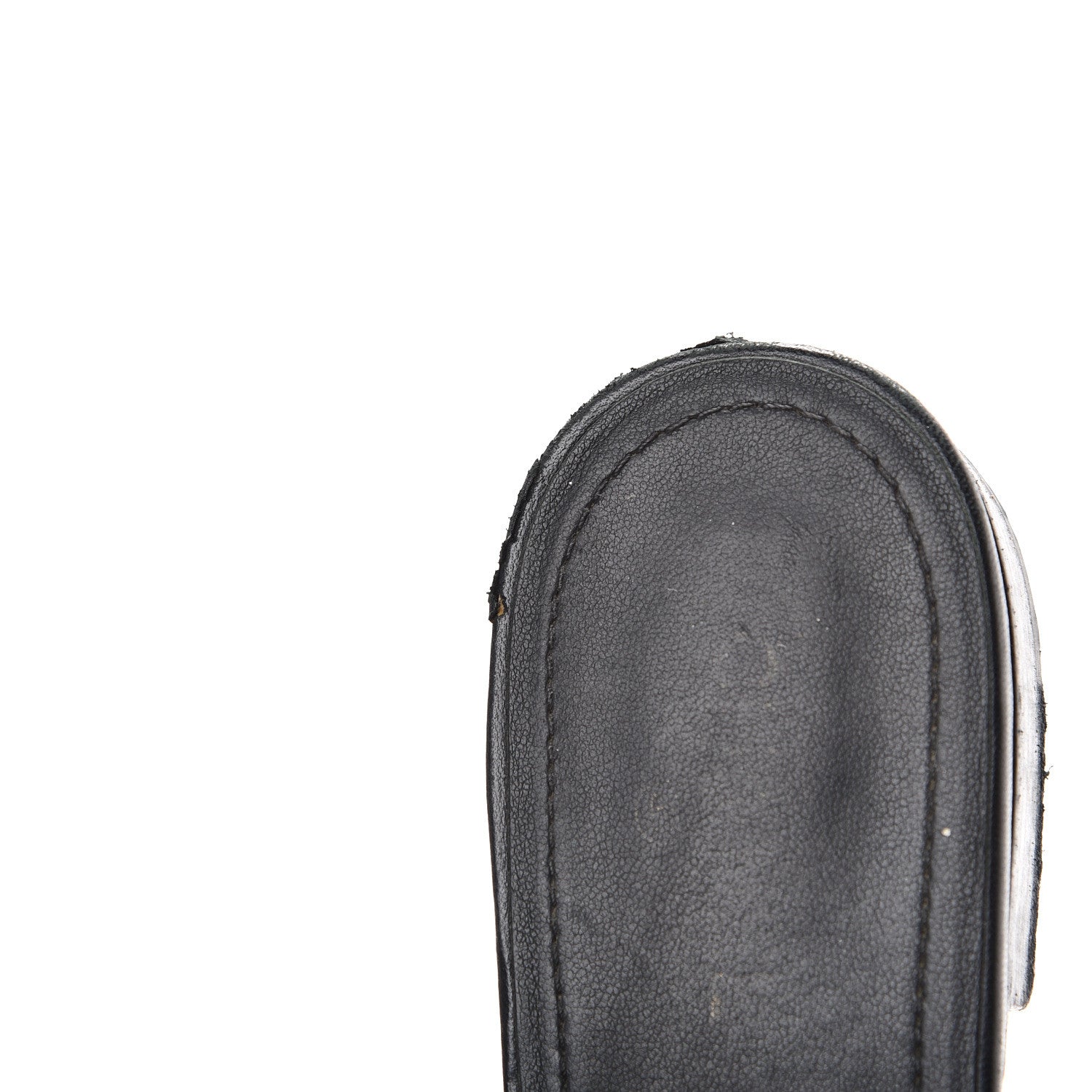 Chanel Lambskin Patent Quilted Chain Mules 38 Black 14 of 16