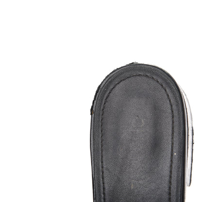 Chanel Lambskin Patent Quilted Chain Mules 38 Black 14 of 16