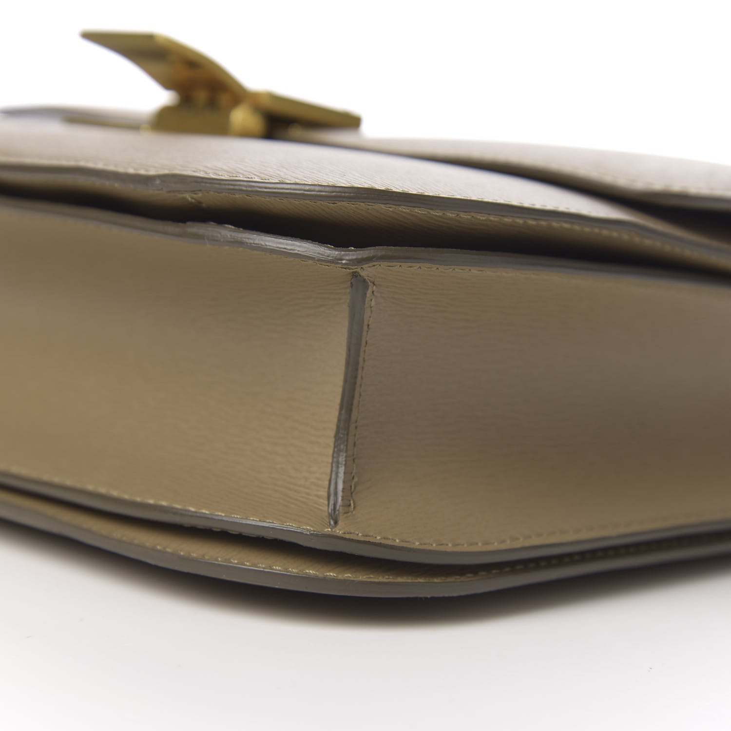 Celine Liege Calfskin Medium Classic Box Flap Bag Taupe 9 of 10