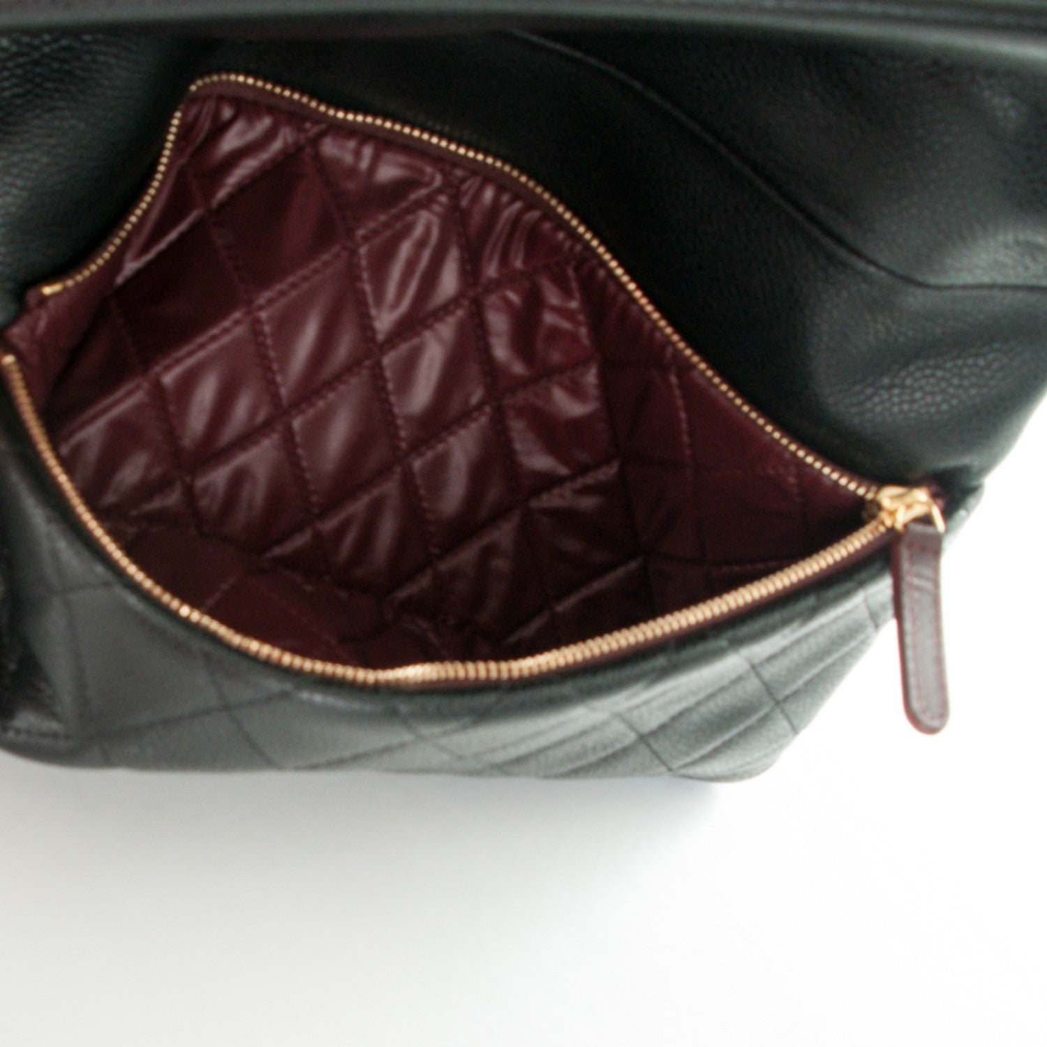 Chanel Caviar Quilted CC Beauty Clutch Black 6 of 8