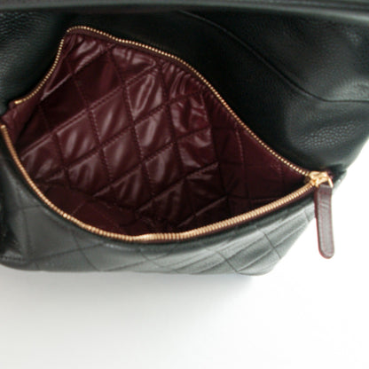 Chanel Caviar Quilted CC Beauty Clutch Black 6 of 8