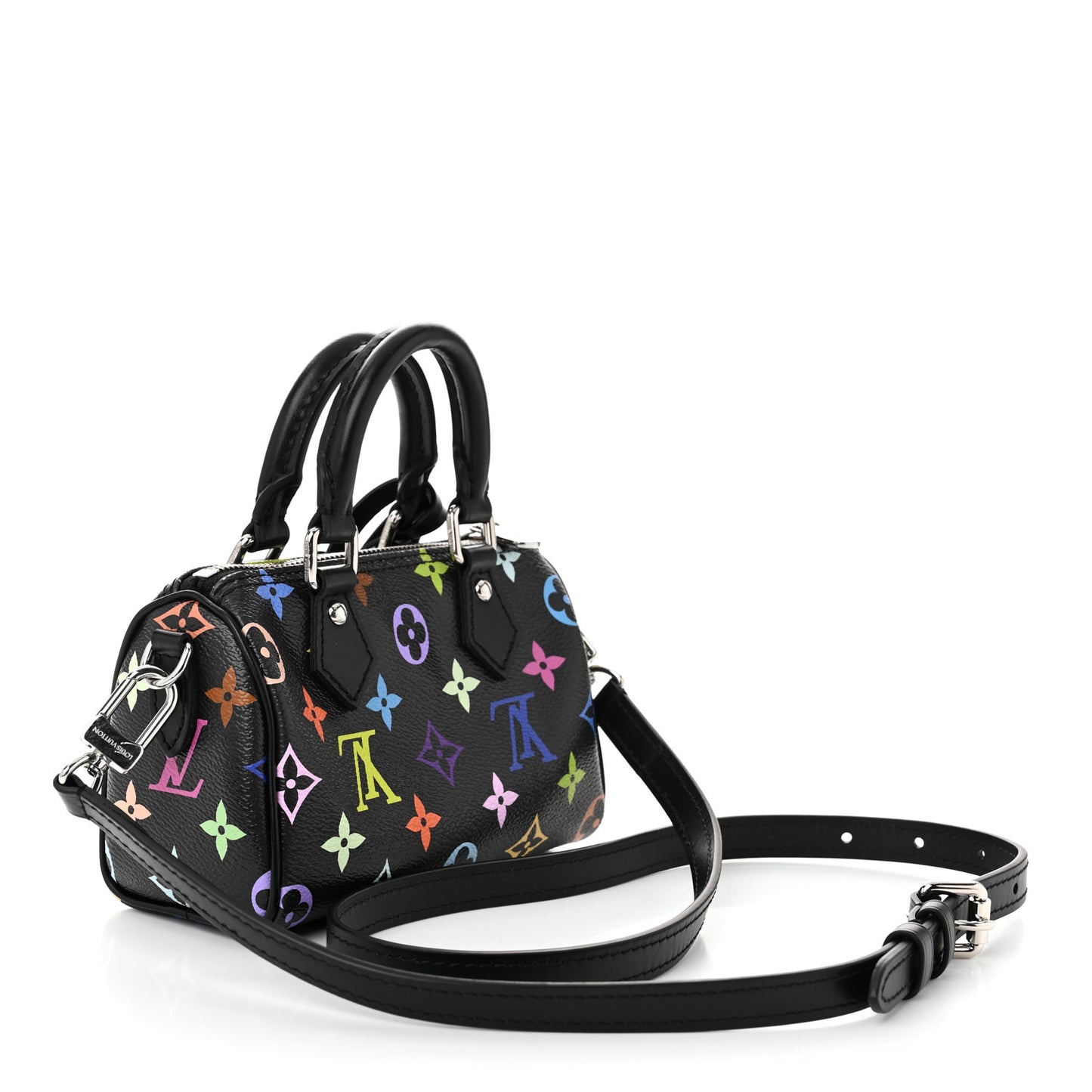 LV X TM Monogram Multicolor Nano Speedy Black