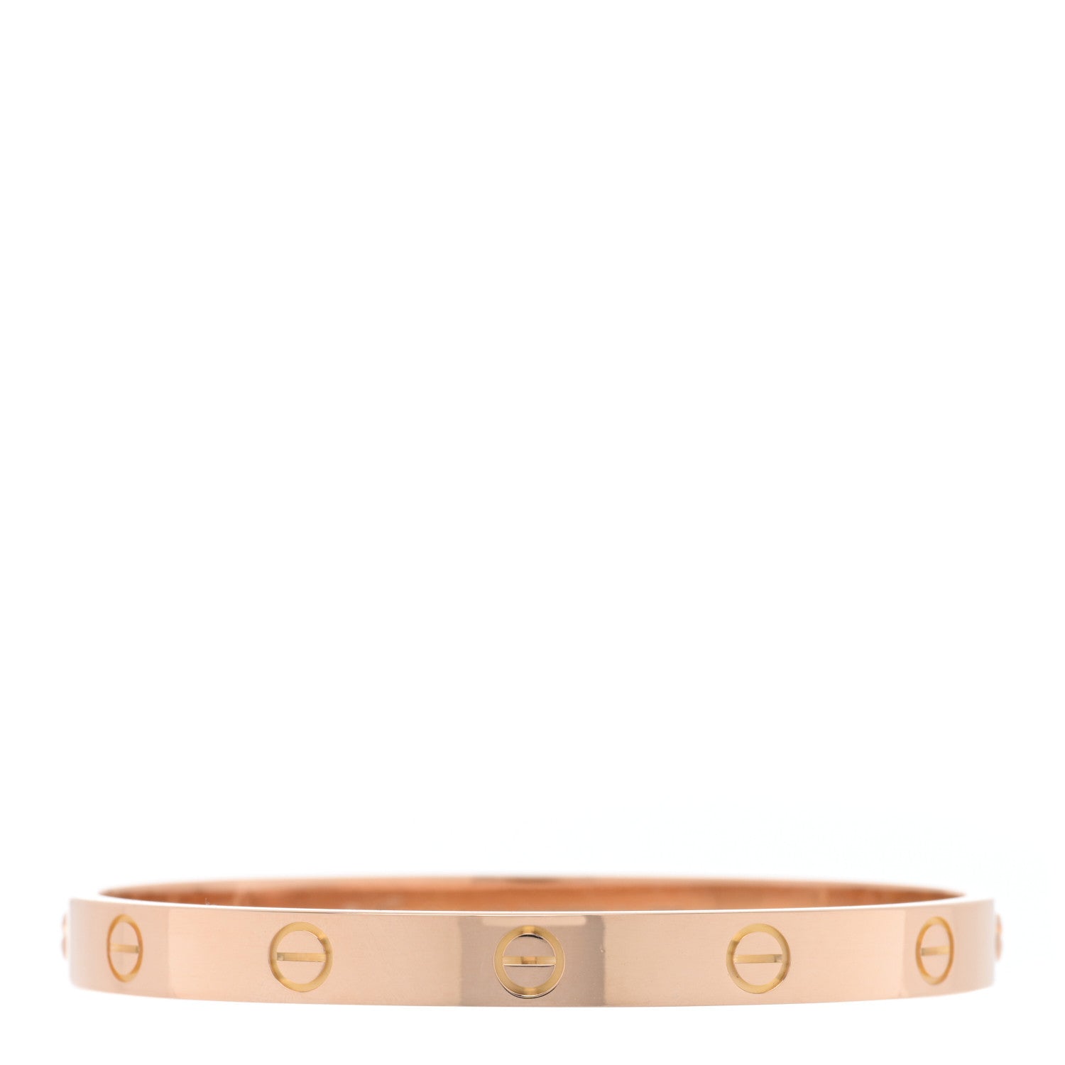 Cartier 18K Pink Gold LOVE Bracelet 17 1 of 7