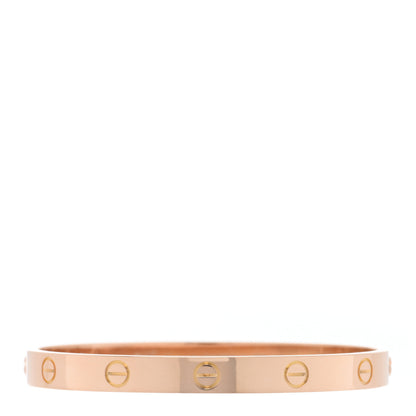 Cartier 18K Pink Gold LOVE Bracelet 17 1 of 7