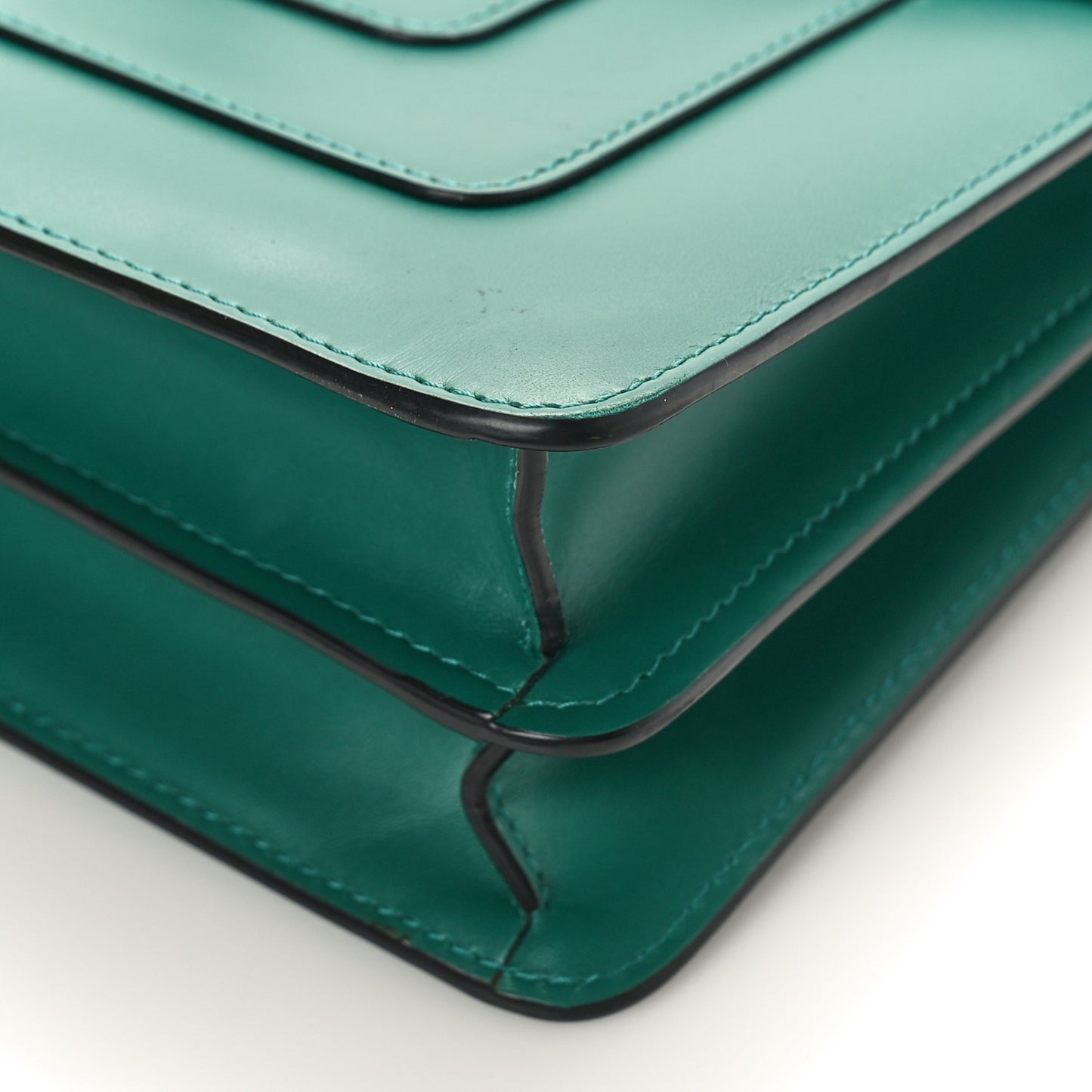 Calfskin Serpenti Forever Shoulder Bag Emerald Green