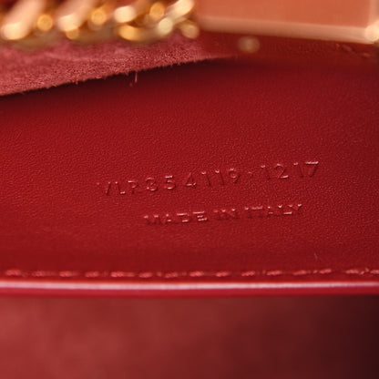 Saint Laurent Smooth Calfskin Medium Classic Monogram Kate Tassel Satchel New Lipstick 7 of 10