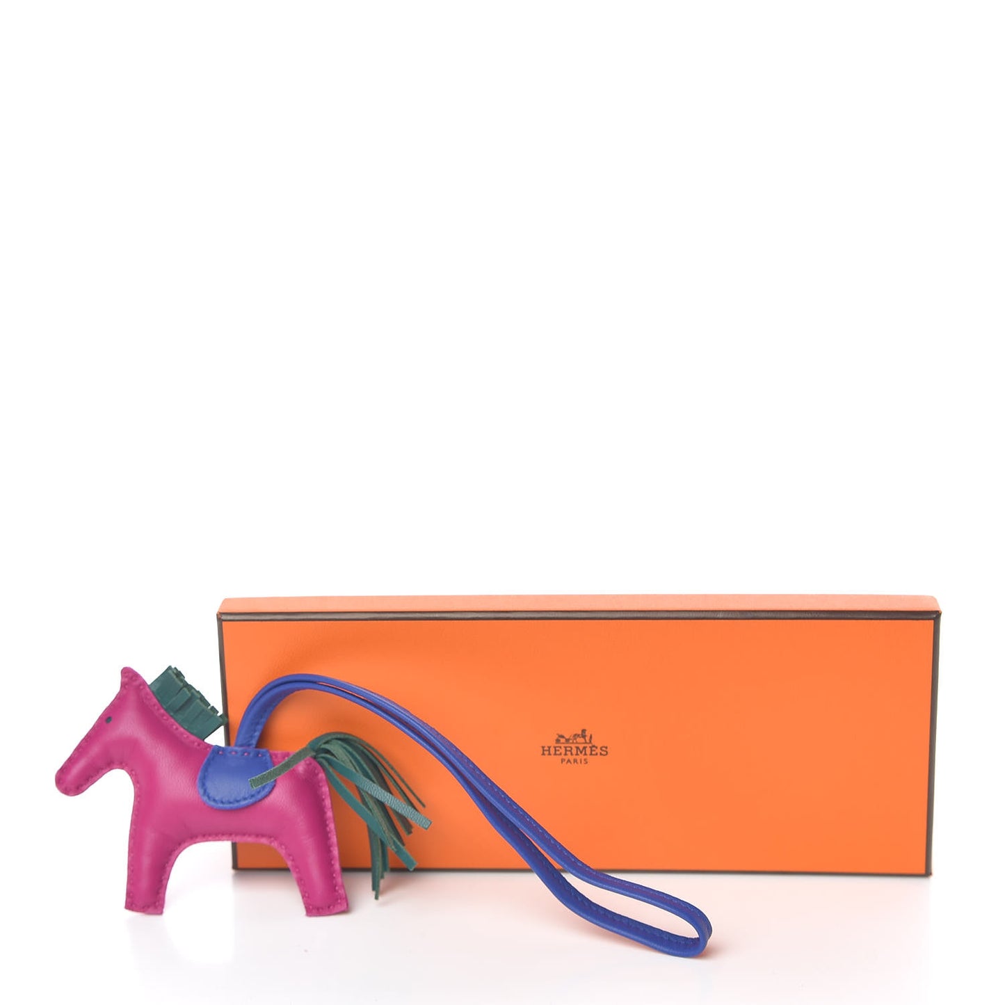 Milo Lambskin Grigri Rodeo Horse Bag Charm PM Rose Pourpre Bleu Electrique Malachite