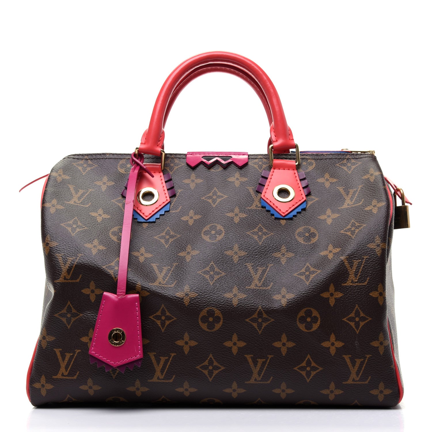 Louis Vuitton Monogram Totem Speedy 30 Flamingo 1 of 13
