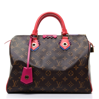 Louis Vuitton Monogram Totem Speedy 30 Flamingo 1 of 13
