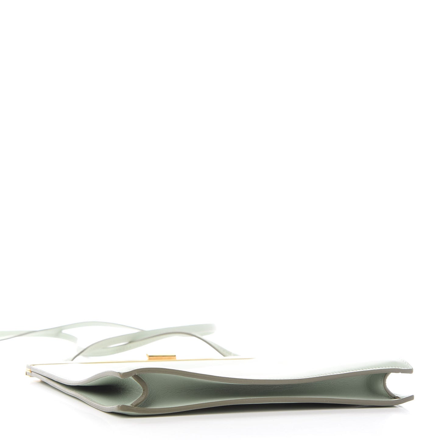 Smooth Calfskin Mini Clasp Bag Jade