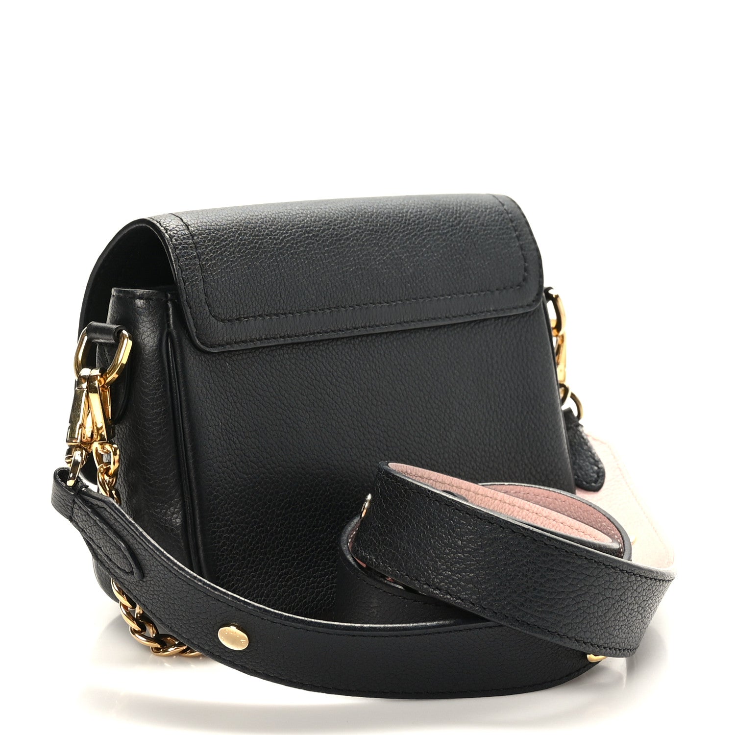 Louis Vuitton Grained Calfskin Lockme Tender Black 3 of 9