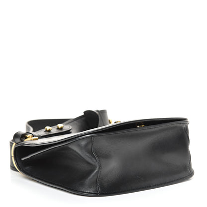 Prada City Calf Pionniere Saddle Bag Black 3 of 13