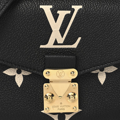 Louis Vuitton Empreinte Monogram Giant Pochette Metis East West Black Beige 8 of 10