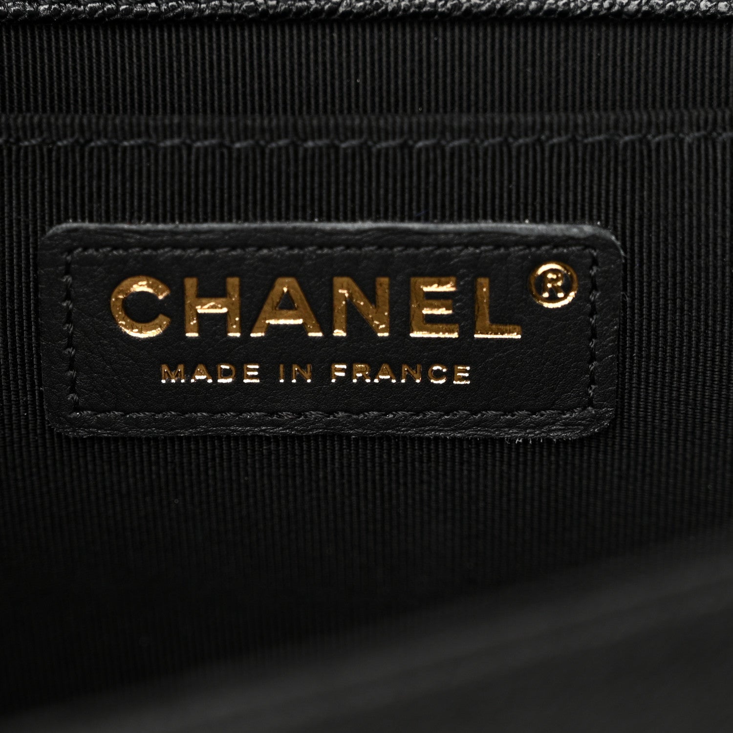 Chanel Caviar Chevron Quilted Medium Boy Flap Black 6 of 11