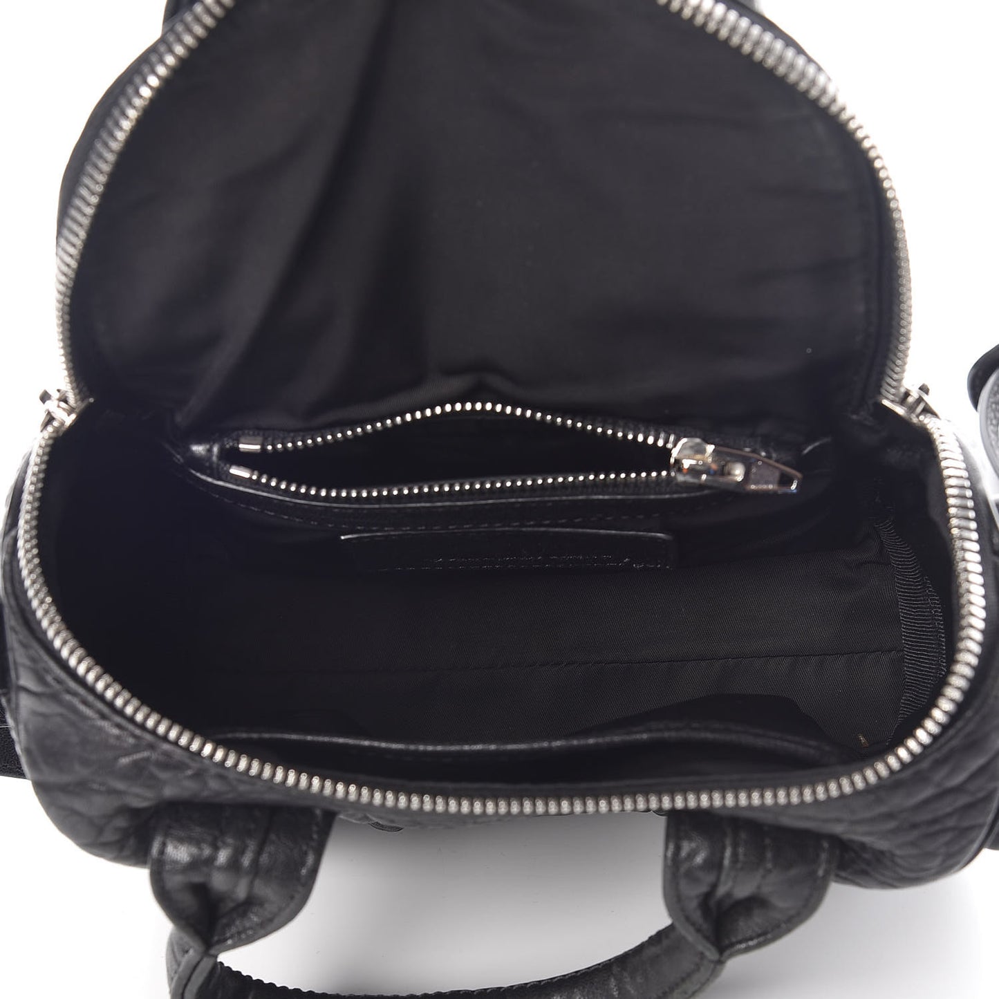 Pebbled Lambskin Mini Rockie Black Rhodium Hardware