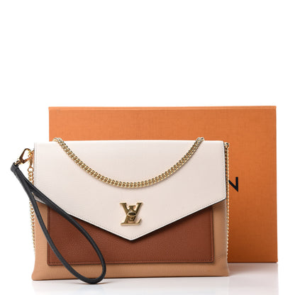 Louis Vuitton Soft Calfskin My Lockme Pochette Arizona Quartz Caramel 11 of 11