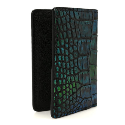 Louis Vuitton Alligator Pocket Organizer Scarabeo Blue Green 3 of 8