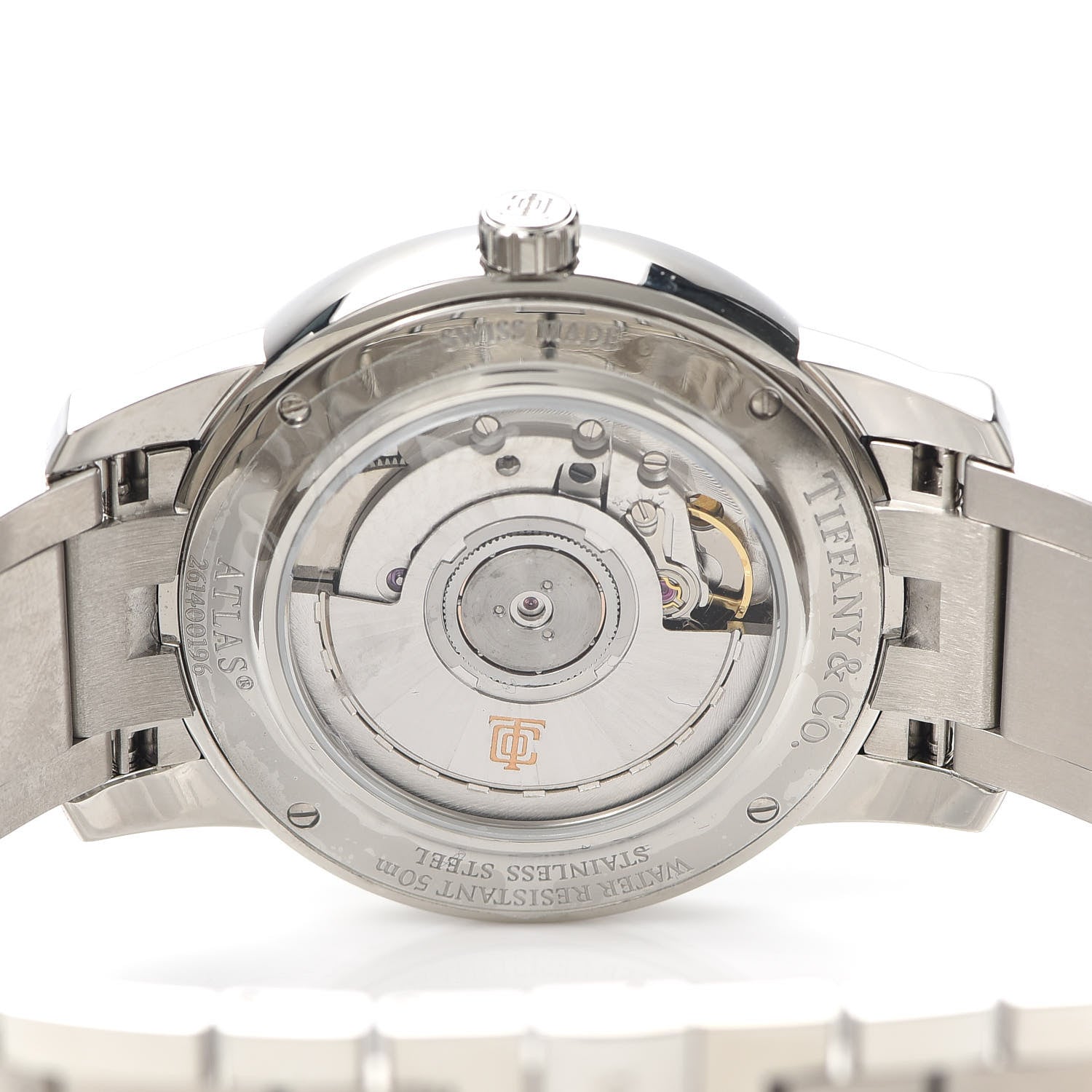 Tiffany Stainless Steel 37mm Atlas 3-Hand Quartz Watch 4 of 6