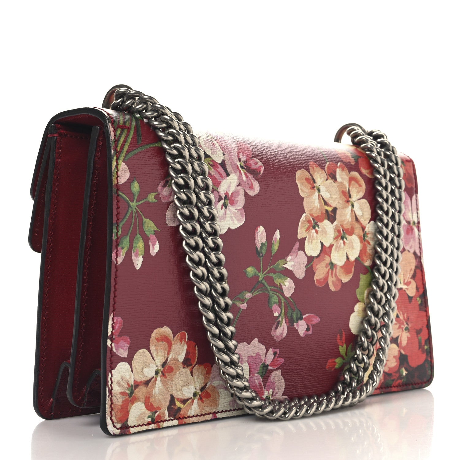 Gucci Calfskin Blooms Print Small Dionysus Shoulder Bag Romantic