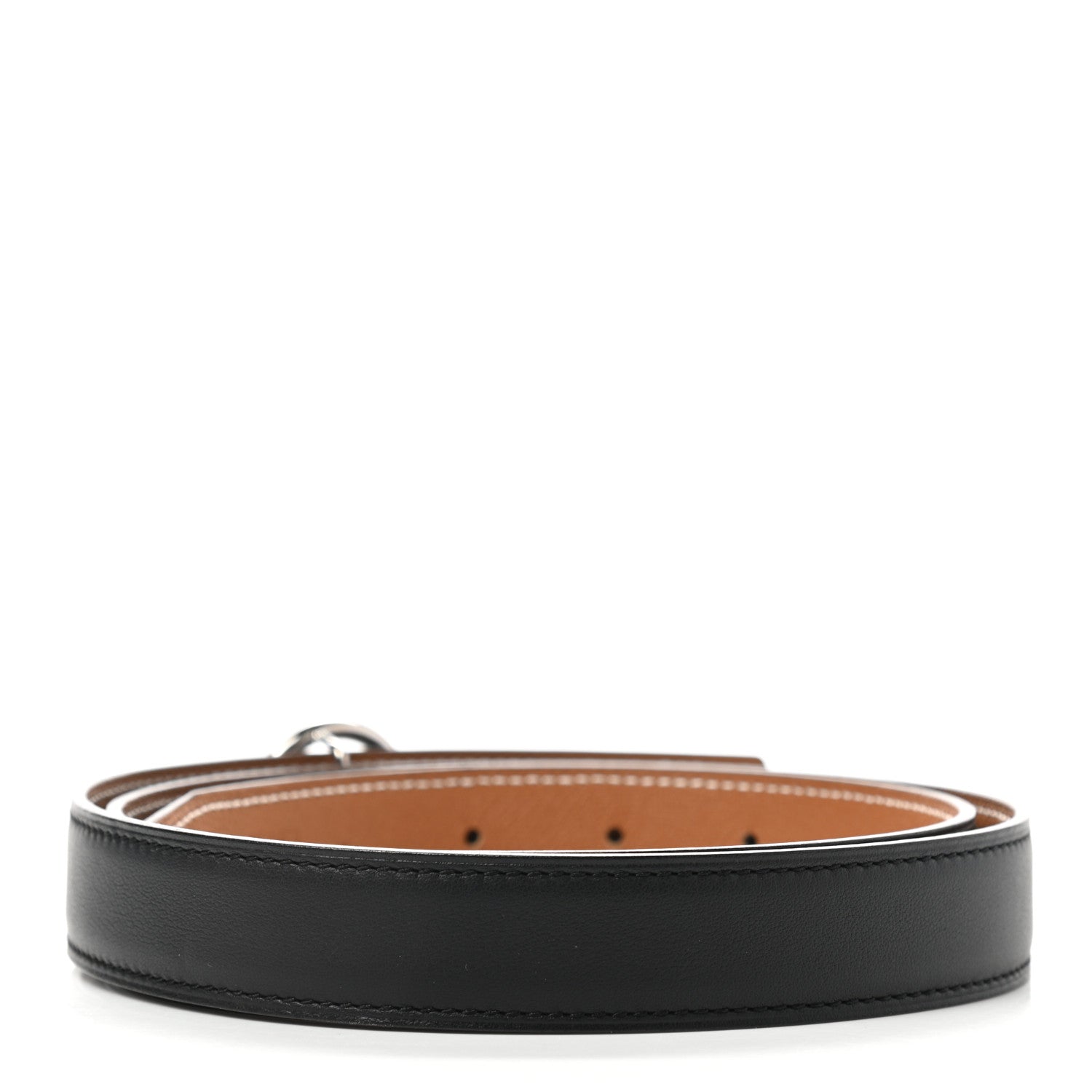 Hermes Swift Epsom 24mm Mini Belt 85 Black Gold 2 of 8