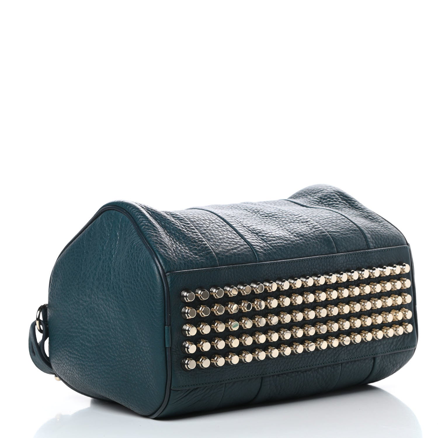 Alexander Wang Pebbled Lambskin Rocco Dark Argon Pale Gold Hardware 3 of 10