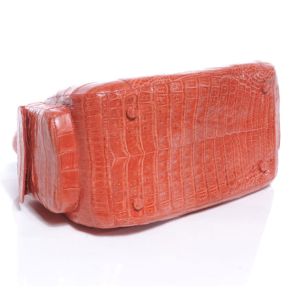 Nancy Gonzalez Crocodile Handbag Orange 4 of 6