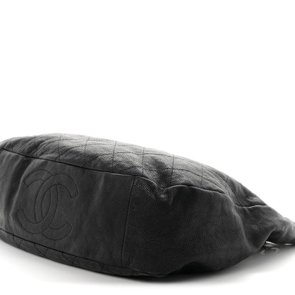 Chanel Caviar Quilted Simply CC Hobo Black 9 of 9
