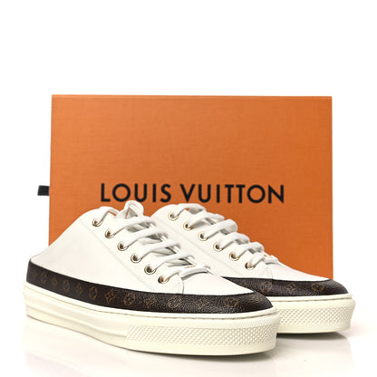 Louis Vuitton Monogram Womens Stellar Open Back Sneakers 39 White 9 of 9