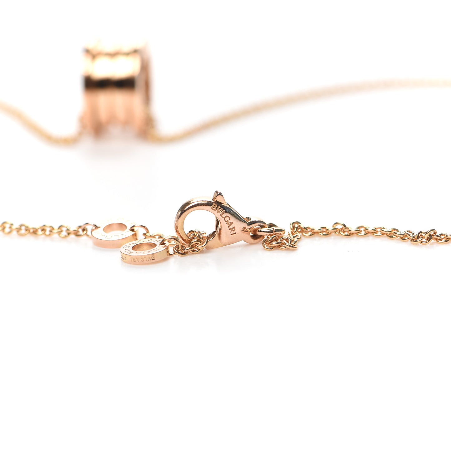 18K Rose Gold B.Zero1 Pendant Necklace