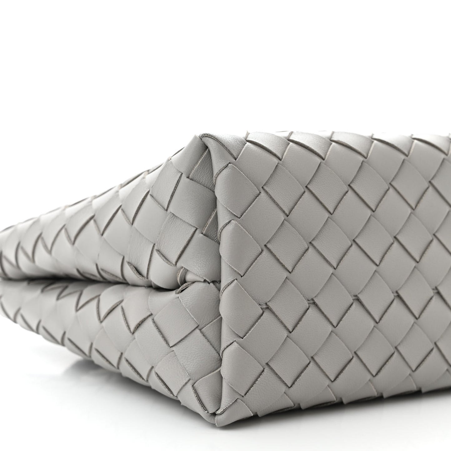 Nappa Intrecciato Small Andiamo Shoulder Bag Sterling