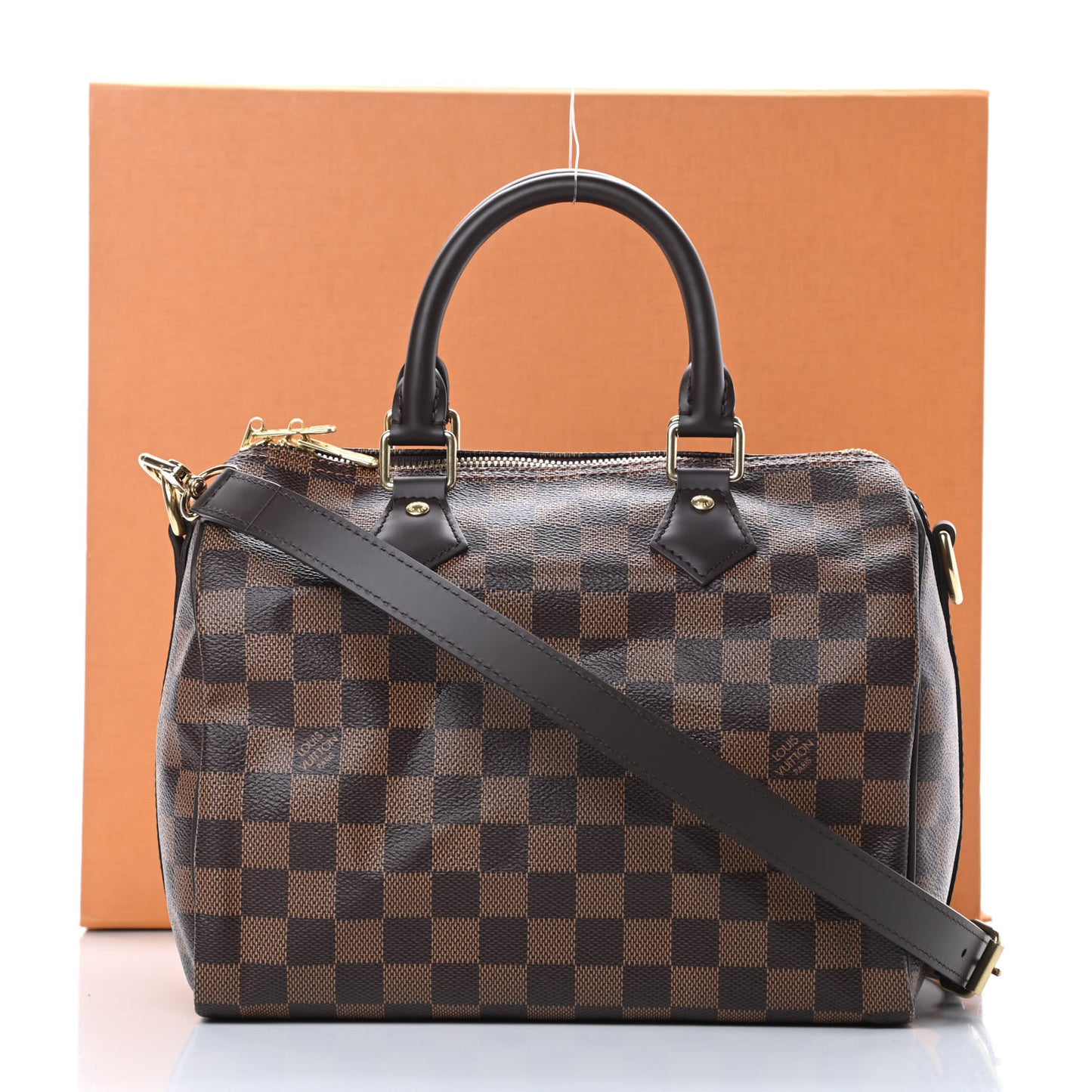 Damier Ebene Speedy Bandouliere 25