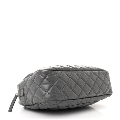 Chanel Aged Calfskin Quilted Medium Reissue Camera Case Grey 4 of 12