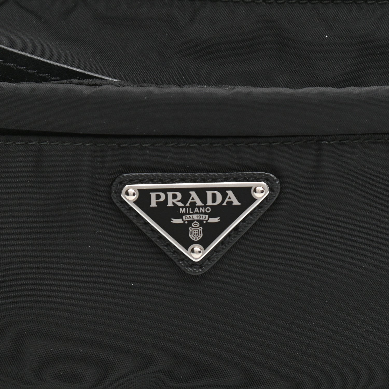 Prada Tessuto Nylon Montagna Belt Bag Black 7 of 7