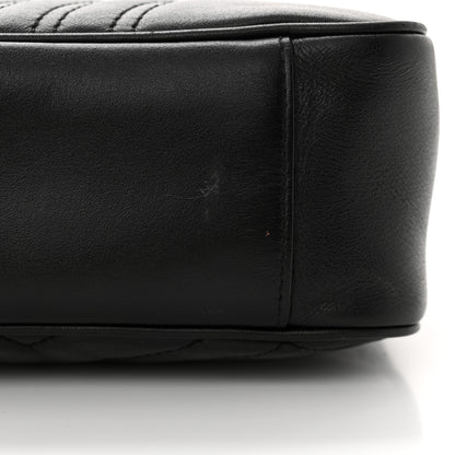 Gucci Calfskin Matelasse Medium GG Marmont Shoulder Bag Black 14 of 14