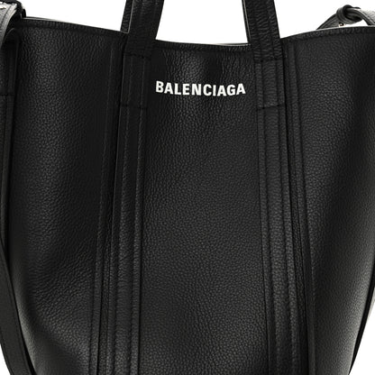 Balenciaga Grained Calfskin Small Everyday North South Shoulder Tote Bag Black 8 of 10
