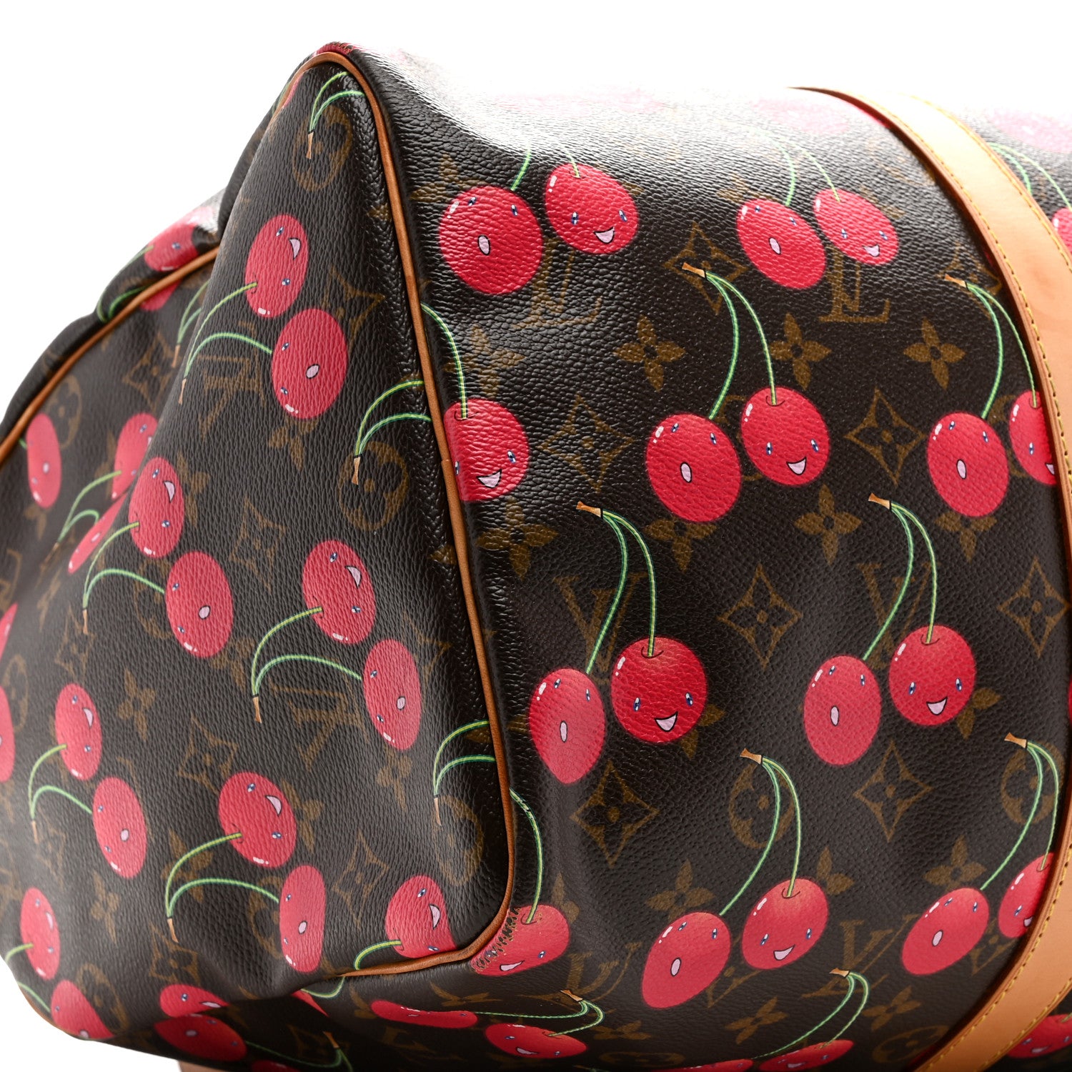 Louis Vuitton Monogram Cerises Keepall 45 8 of 13