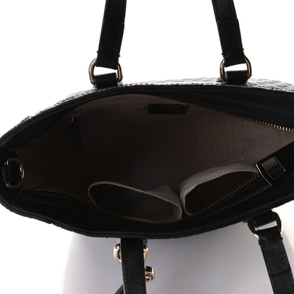 Gucci Microguccissima Small Bree Tote Black 6 of 7